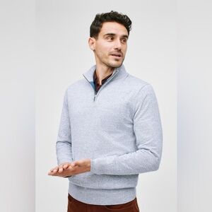 Bonobos Men’s Medium Washable Cotton Cashmere Half Zip